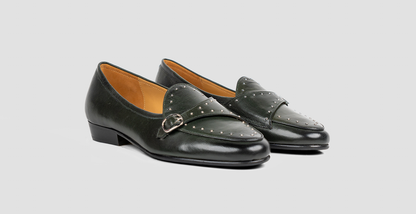 The Studded Olive Single Monk